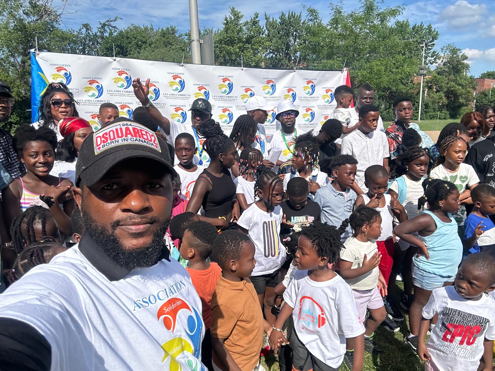 photo with all the children